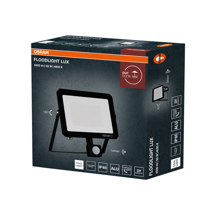Osram Floodlight Lux Sensor LED 20,6 cm 4000 K 50 W